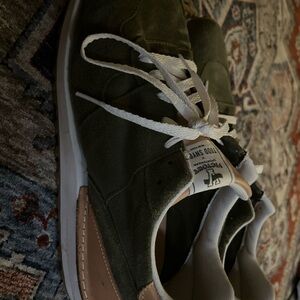 Premium Olive Green Men's Sneakers